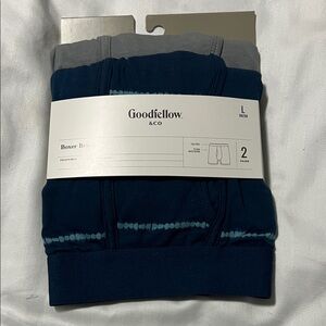 Goodfellow & Co Navy and Gray Boxer Briefs
